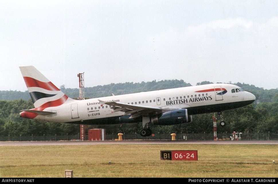 Aircraft Photo of G-EUPB | Airbus A319-131 | British Airways | AirHistory.net #61141