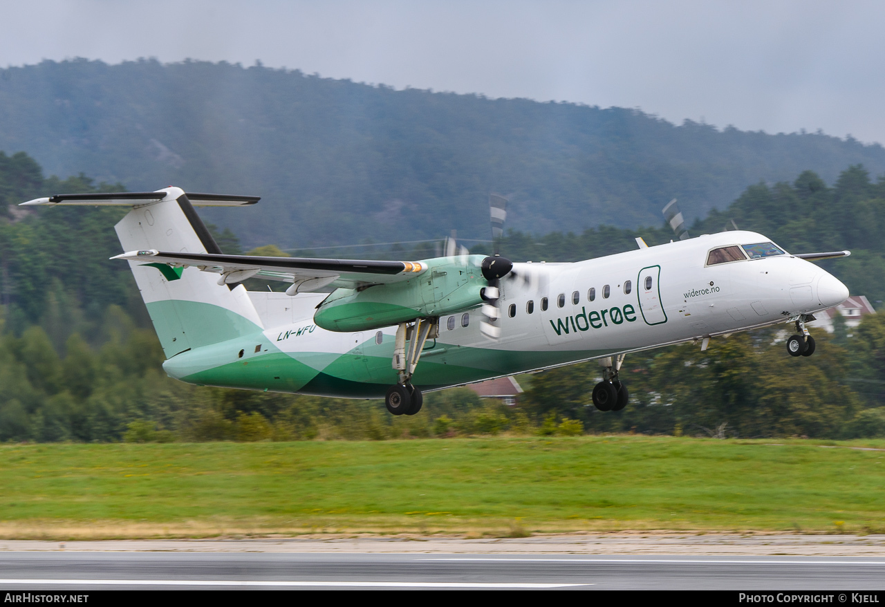 Aircraft Photo of LN-WFU | Bombardier DHC-8-314Q Dash 8 | Widerøe | AirHistory.net #61155