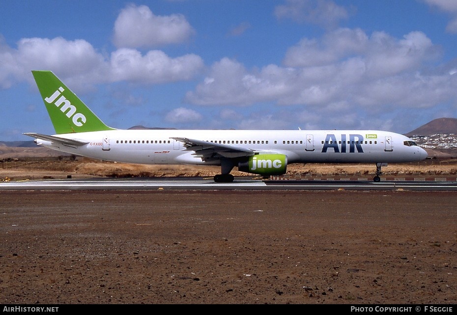 Aircraft Photo of C-FXOO | Boeing 757-28A | JMC Air | AirHistory.net #61191