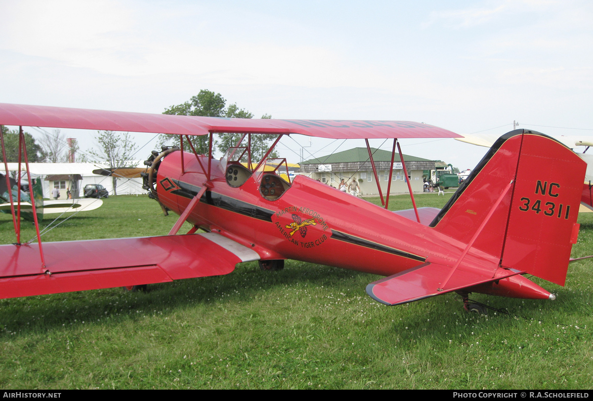 Aircraft Photo of N34311 / NC34311 | Meyers OTW-145 | American Tiger Club | AirHistory.net #61200