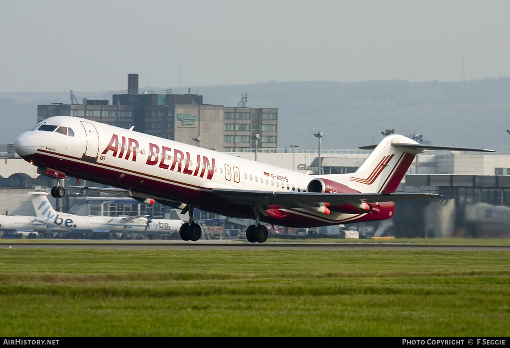 Aircraft Photo of D-AGPB | Fokker 100 (F28-0100) | Air Berlin | AirHistory.net #61208