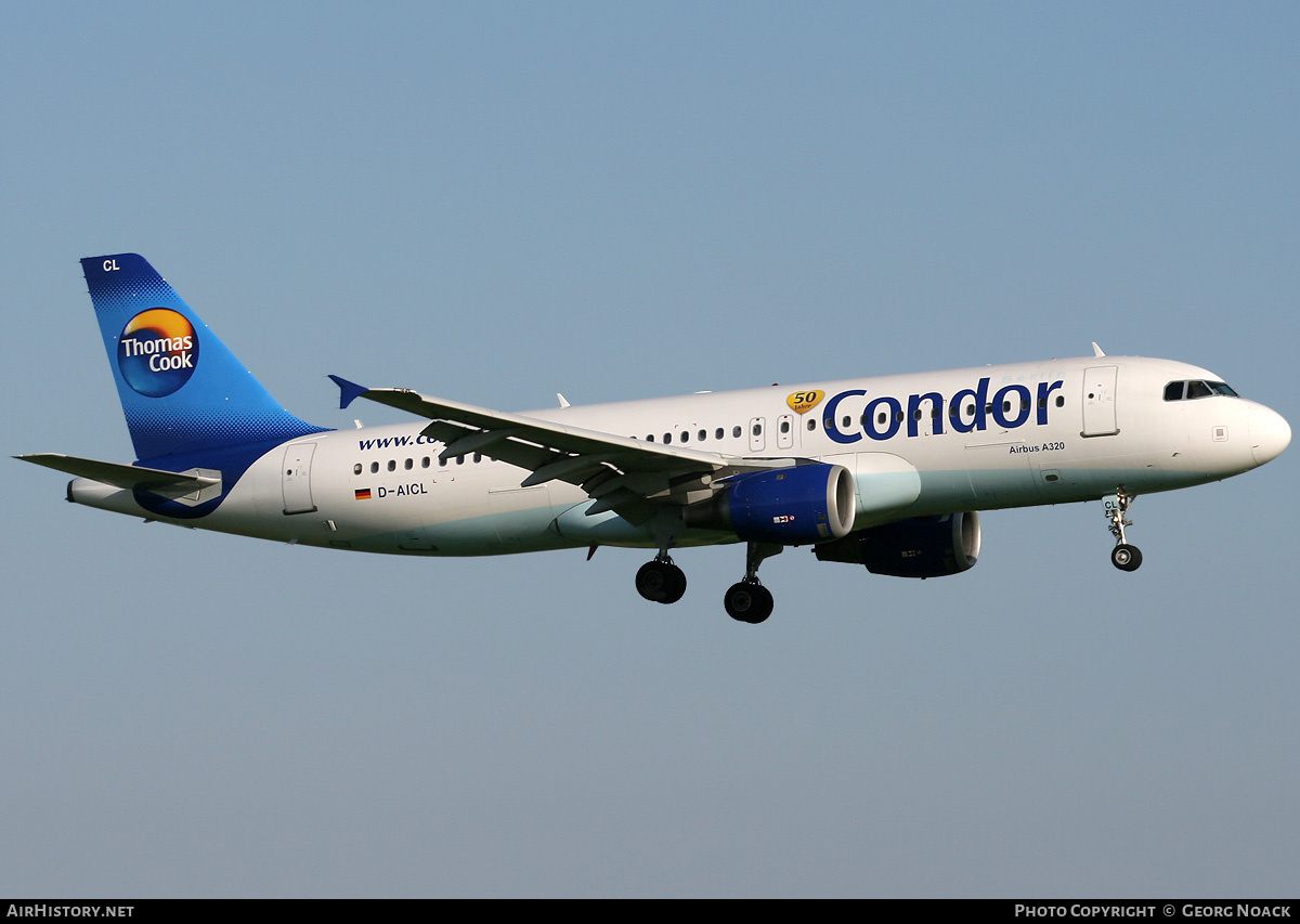 Aircraft Photo of D-AICL | Airbus A320-212 | Condor Berlin | AirHistory.net #61218
