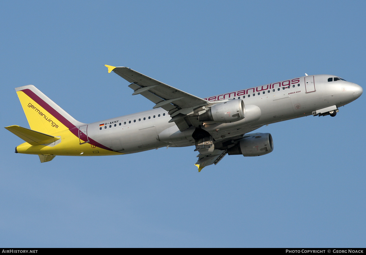 Aircraft Photo of D-AKNY | Airbus A320-212 | Germanwings | AirHistory.net #61219