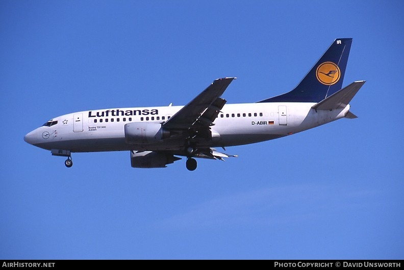 Aircraft Photo of D-ABIR | Boeing 737-530 | Lufthansa | AirHistory.net #61221