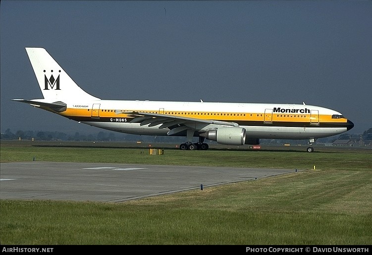 Aircraft Photo of G-MONS | Airbus A300B4-605R | Monarch Airlines | AirHistory.net #61222