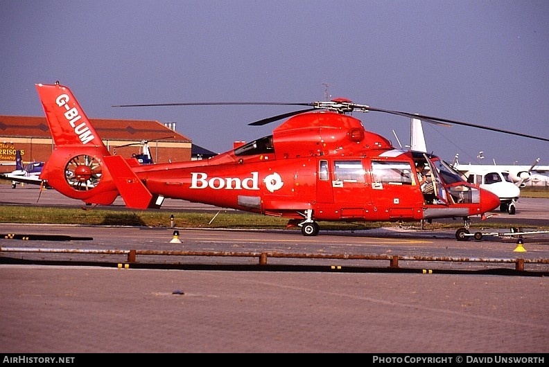 Aircraft Photo of G-BLUM | Aerospatiale SA-365N Dauphin 2 | Bond Helicopters | AirHistory.net #61242