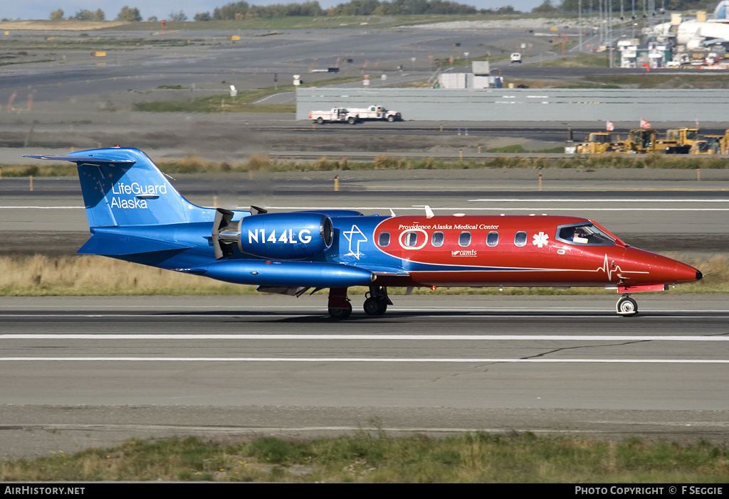 Aircraft Photo of N144LG | Gates Learjet 35A/ZR | Lifeguard Alaska - Providence Alaska Medical Center | AirHistory.net #61259
