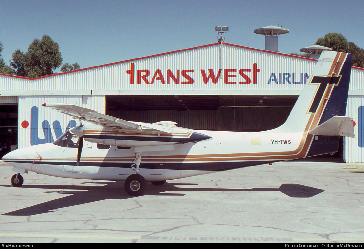 Aircraft Photo of VH-TWS | Rockwell 500S Shrike Commander | Trans West Airlines | AirHistory.net #61264