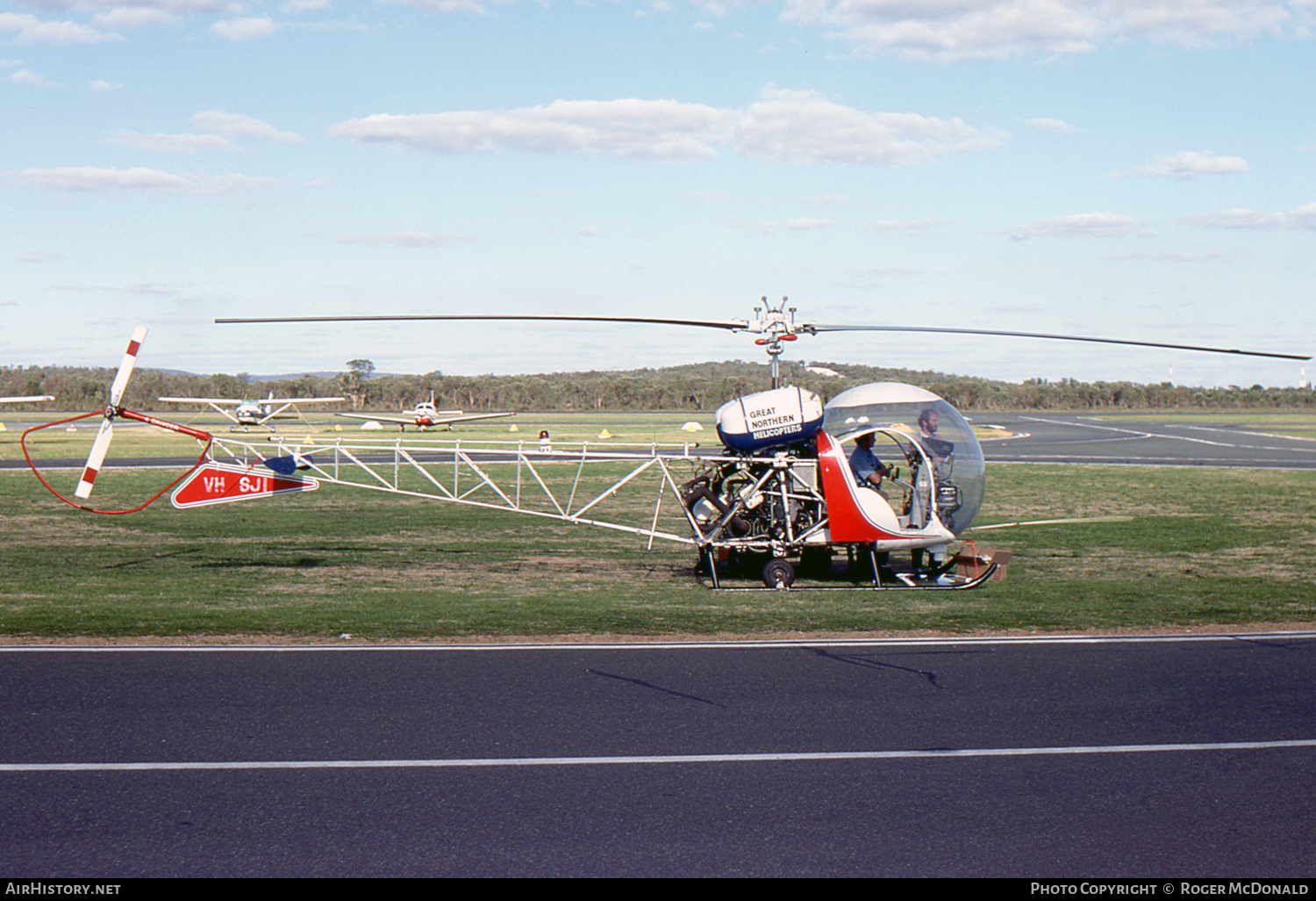 Aircraft Photo of VH-SJI | Bell 47G-3B | Great Northern Helicopters | AirHistory.net #61268
