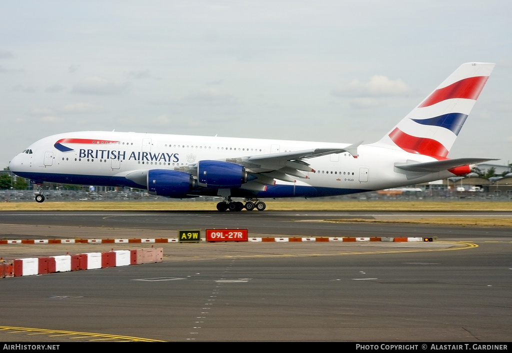 Aircraft Photo of G-XLEI | Airbus A380-841 | British Airways | AirHistory.net #61277