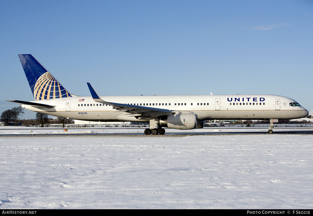 Aircraft Photo of N14115 | Boeing 757-224 | United Airlines | AirHistory.net #61284