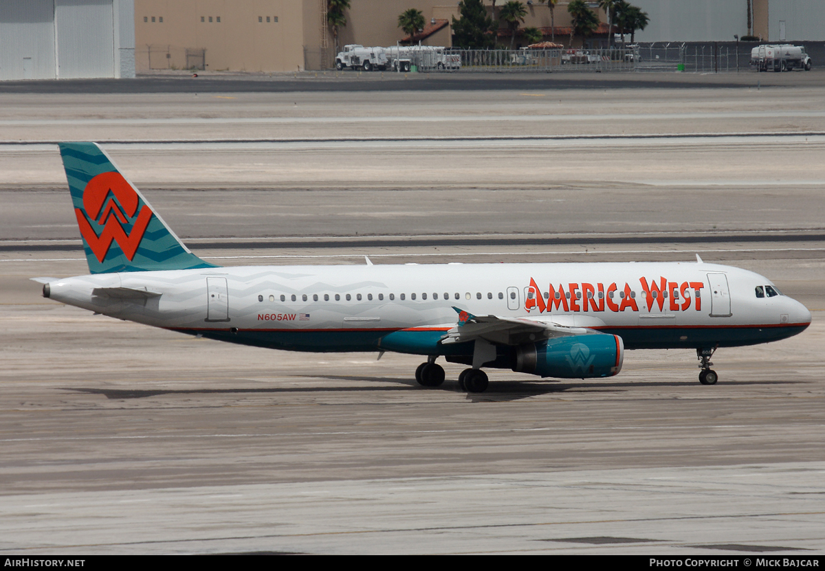 Aircraft Photo of N605AW | Airbus A320-212 | America West Airlines | AirHistory.net #61290