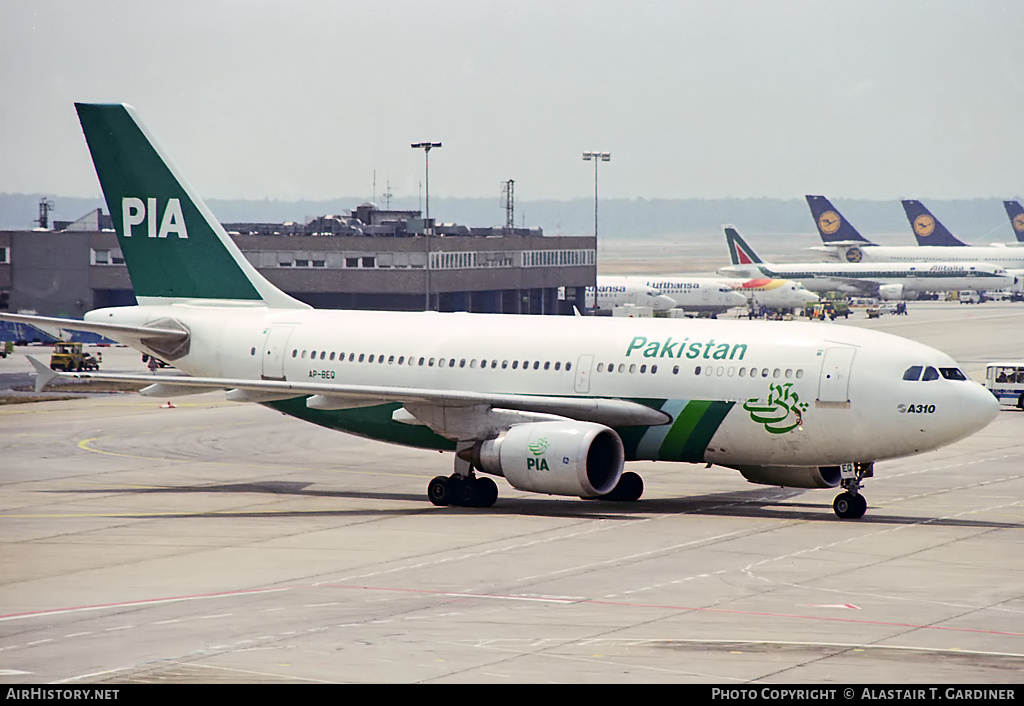 Aircraft Photo of AP-BEQ | Airbus A310-308 | Pakistan International Airlines - PIA | AirHistory.net #61291
