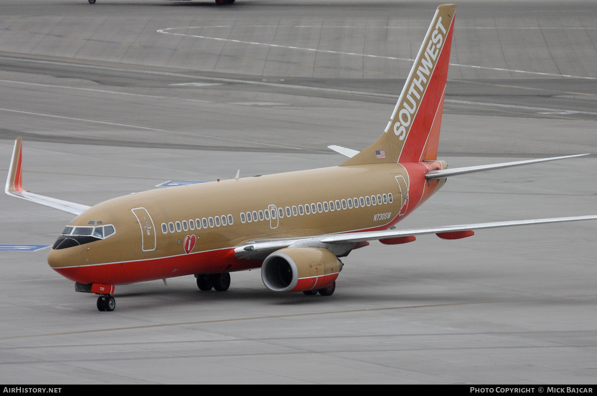 Aircraft Photo of N730SW | Boeing 737-7H4 | Southwest Airlines | AirHistory.net #61304