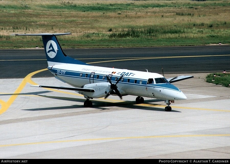 Aircraft Photo of OO-DTF | Embraer EMB-120RT Brasilia | Delta Air Transport - DAT | AirHistory.net #61307