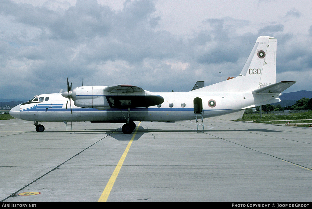 Aircraft Photo of 030 | Antonov An-24RV | Bulgaria - Air Force | AirHistory.net #61315