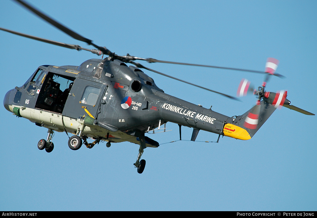 Aircraft Photo of 265 | Westland SH-14D Lynx (WG-13) | Netherlands - Navy | AirHistory.net #61319