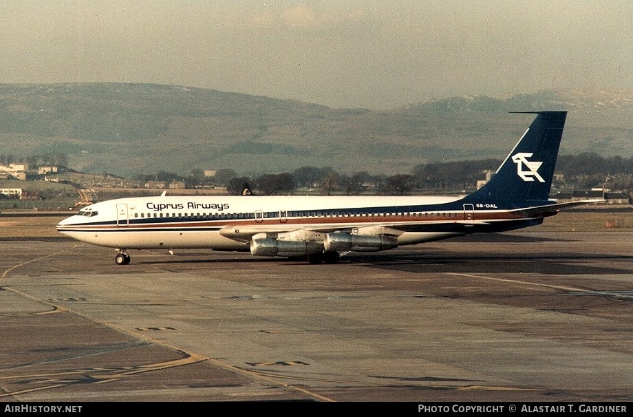 Aircraft Photo of 5B-DAL | Boeing 707-123B | Cyprus Airways | AirHistory.net #61327