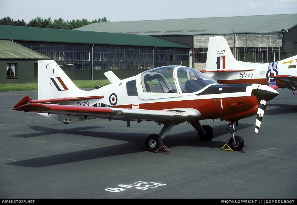 Aircraft Photo of XX539 | Scottish Aviation Bulldog T1 | UK - Air Force | AirHistory.net #61338