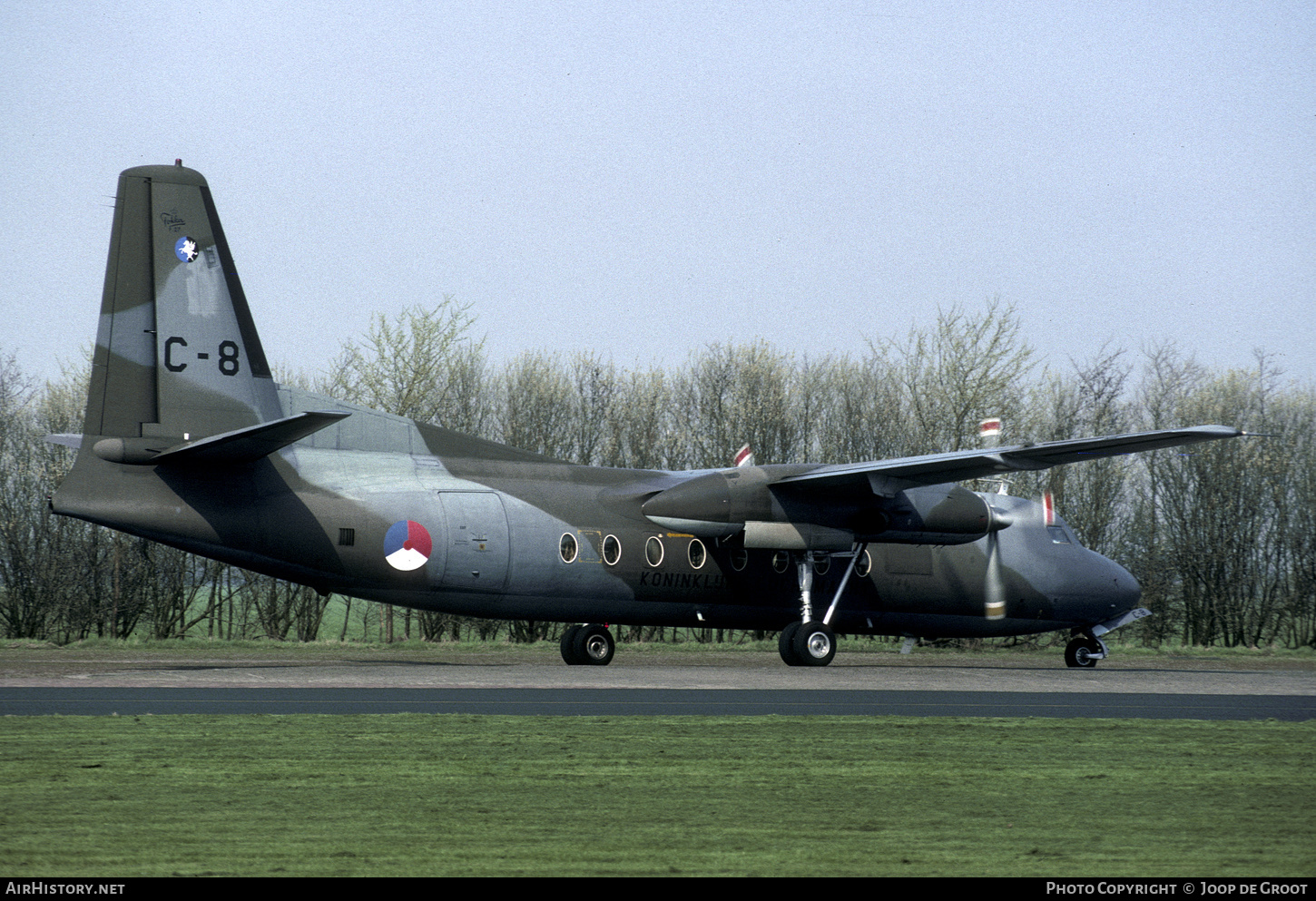 Aircraft Photo of C-8 | Fokker F27-300M Troopship | Netherlands - Air Force | AirHistory.net #61339