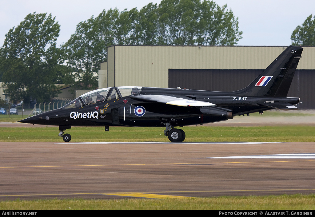 Aircraft Photo of ZJ647 | Dassault-Dornier Alpha Jet A | UK - Air Force | AirHistory.net #61355