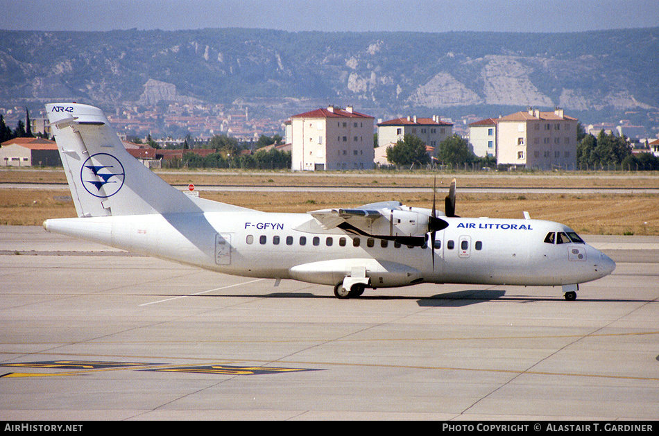 Aircraft Photo of F-GFYN | ATR ATR-42-300 | Air Littoral | AirHistory.net #61373