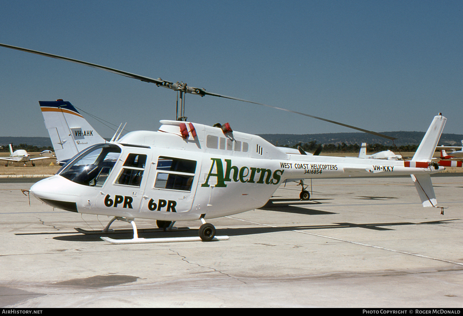 Aircraft Photo of VH-KKY | Bell 206B-2 JetRanger II | West Coast Helicopters | AirHistory.net #61404