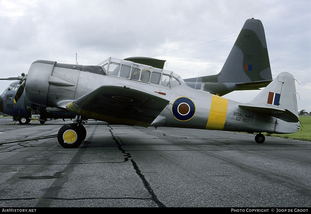 Aircraft Photo of EZ407 | North American AT-6D Harvard III | UK - Navy | AirHistory.net #61411