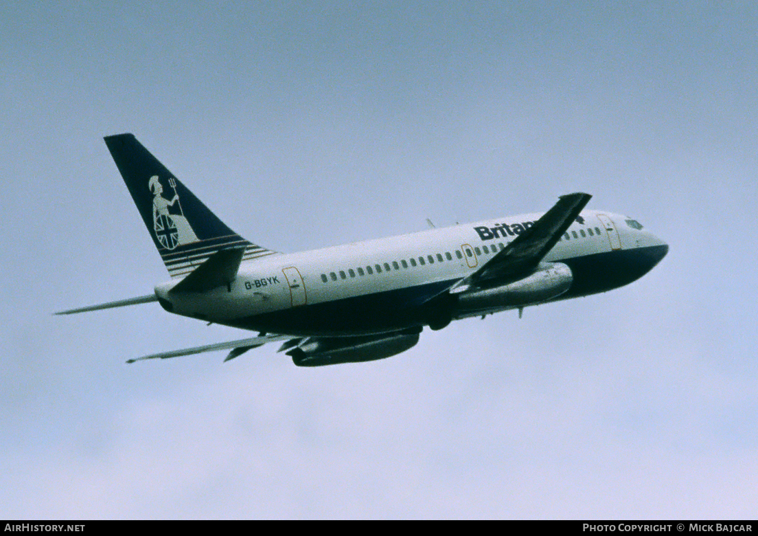 Aircraft Photo of G-BGYK | Boeing 737-204/Adv | Britannia Airways | AirHistory.net #61413