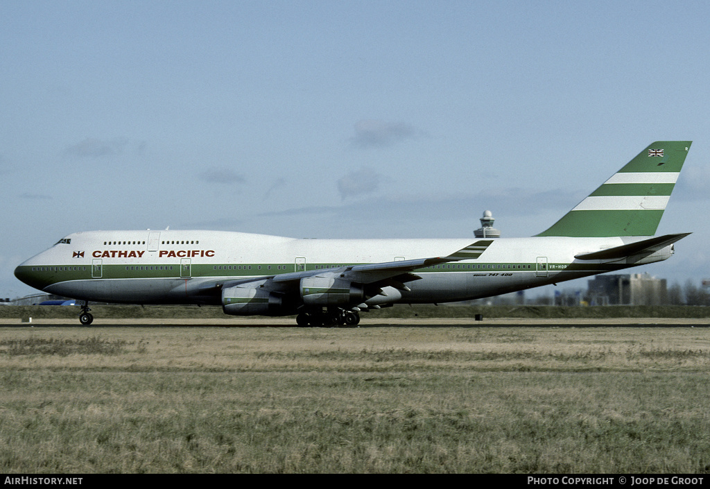Aircraft Photo of VR-HOR | Boeing 747-467 | Cathay Pacific Airways | AirHistory.net #61416