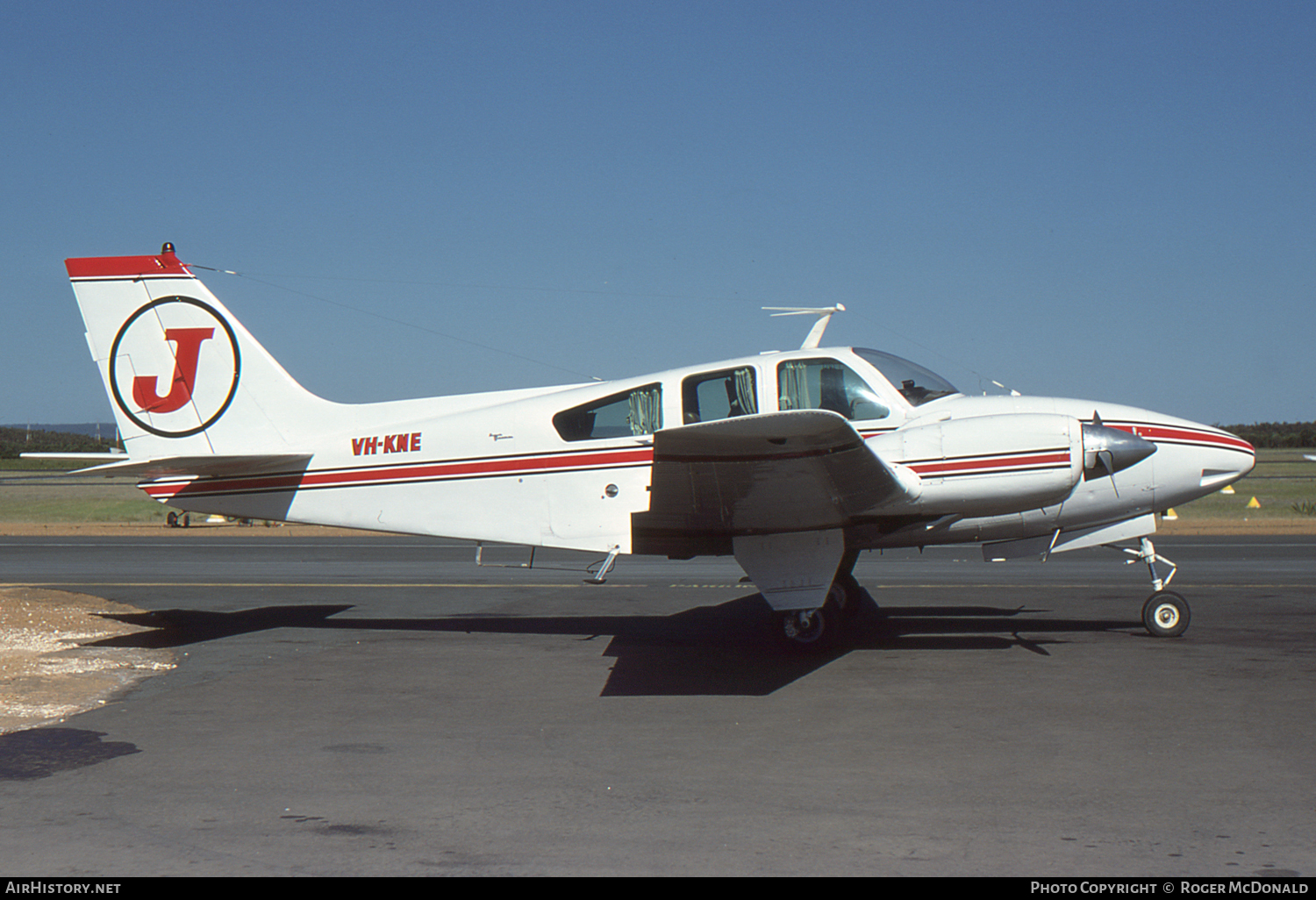 Aircraft Photo of VH-KNE | Beech D55 Baron | Jan Beers Aviation | AirHistory.net #61419