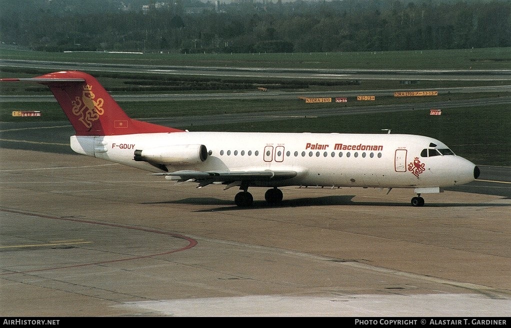 Aircraft Photo of F-GDUY | Fokker F28-4000 Fellowship | Palair Macedonian Airlines | AirHistory.net #61432
