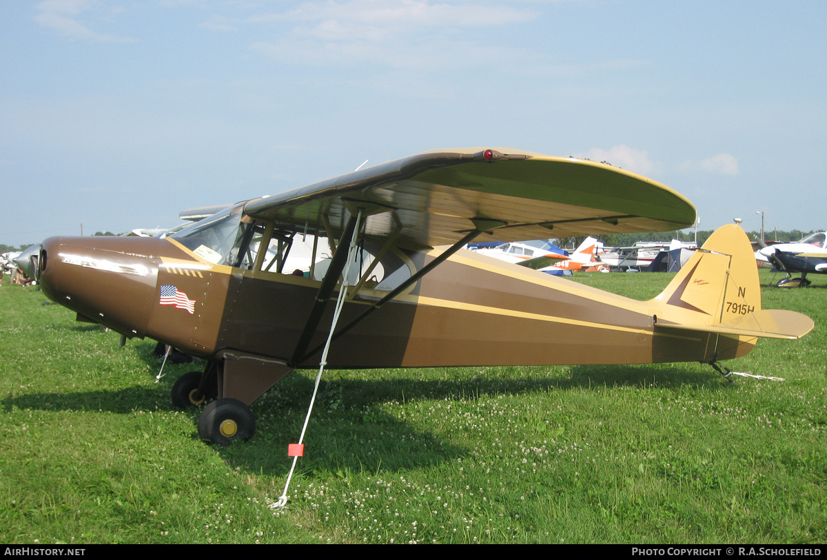 Aircraft Photo of N7915H | Piper PA-12 Super Cruiser | AirHistory.net #61438