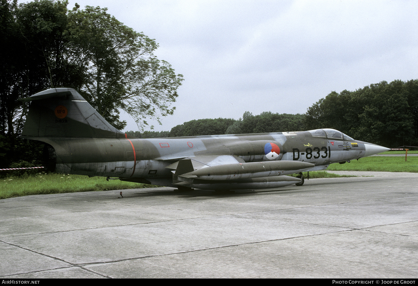 Aircraft Photo of D-8331 | Lockheed F-104G Starfighter | Netherlands - Air Force | AirHistory.net #61460