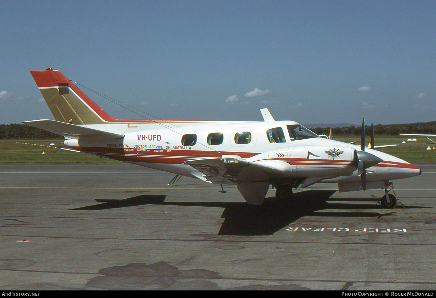 Aircraft Photo of VH-UFD | Beech A60 Duke | Royal Flying Doctor Service - RFDS | AirHistory.net #61476