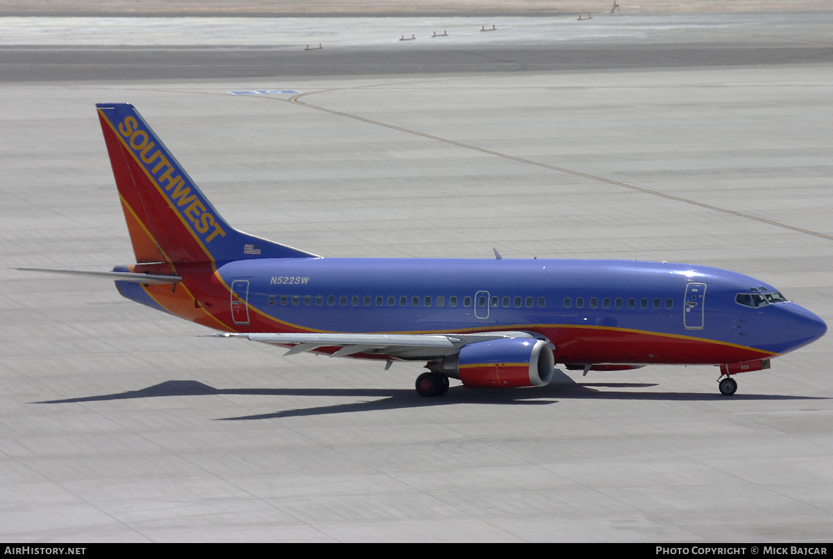 Aircraft Photo of N522SW | Boeing 737-5H4 | Southwest Airlines | AirHistory.net #61482