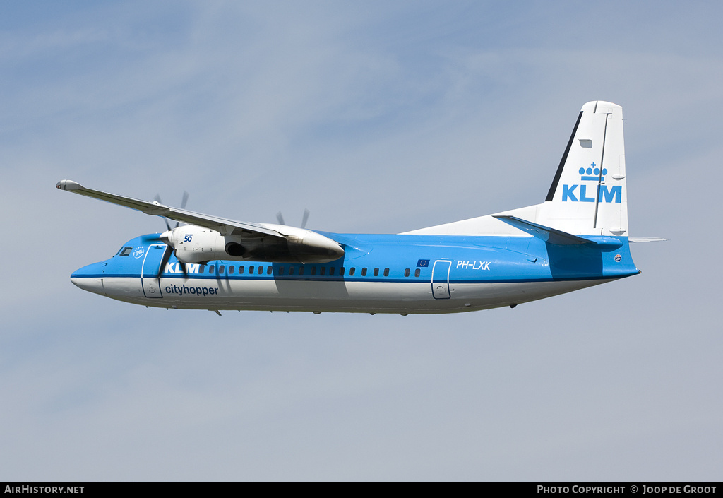 Aircraft Photo of PH-LXK | Fokker 50 | KLM Cityhopper | AirHistory.net #61492