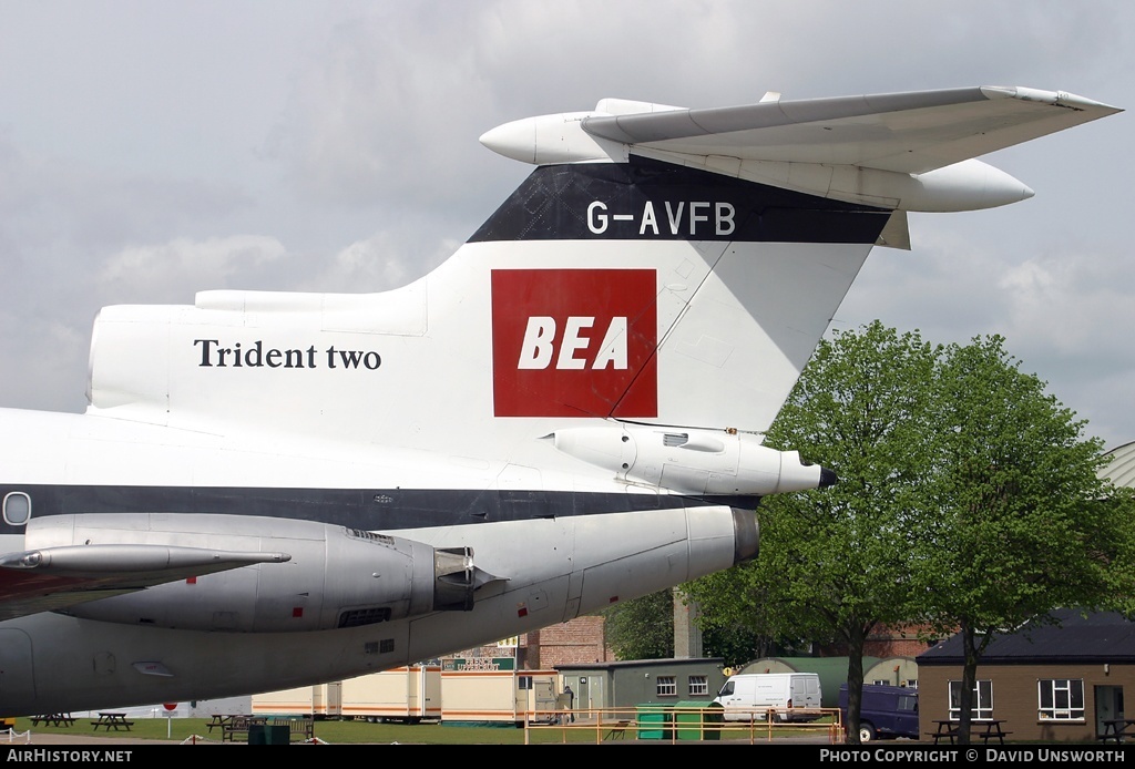 Aircraft Photo of G-AVFB | Hawker Siddeley HS-121 Trident 2E | BEA - British European Airways | AirHistory.net #61500