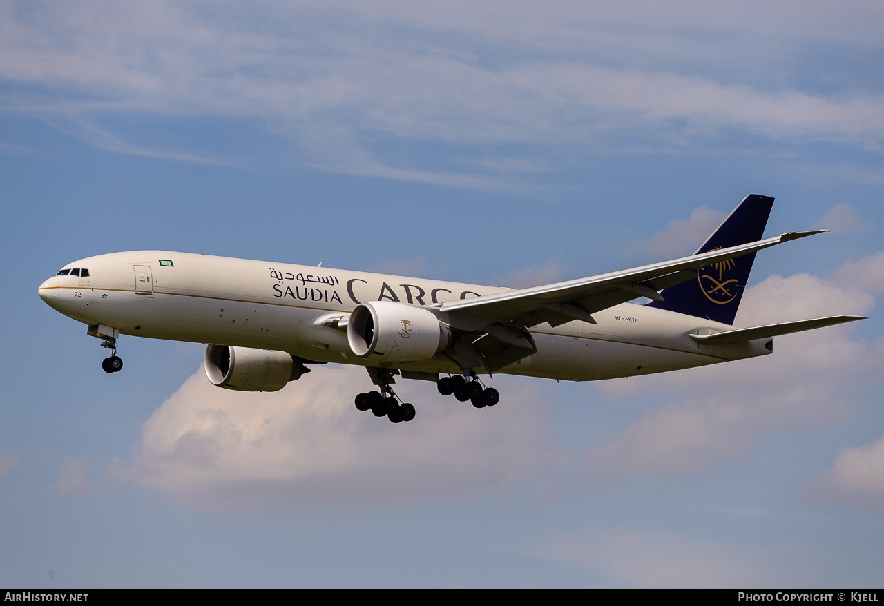 Aircraft Photo of HZ-AK72 | Boeing 777-FFG | Saudia - Saudi Arabian Airlines Cargo | AirHistory.net #61503