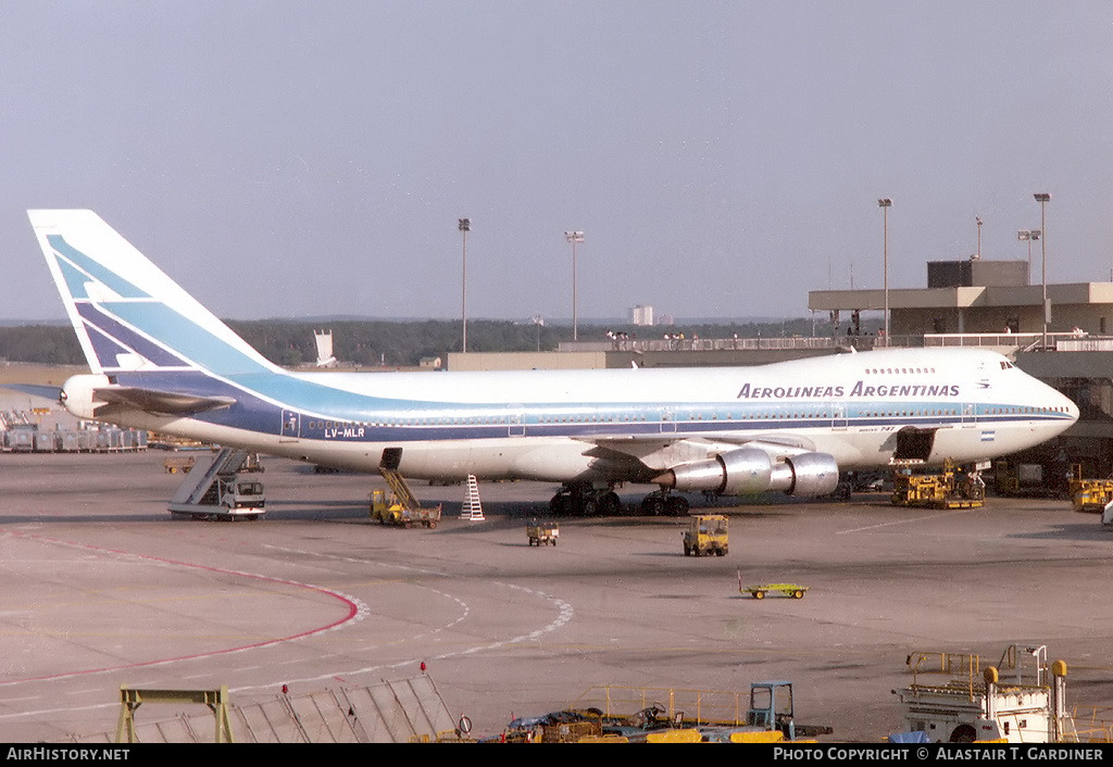 Aircraft Photo of LV-MLR | Boeing 747-287B | Aerolíneas Argentinas | AirHistory.net #61505