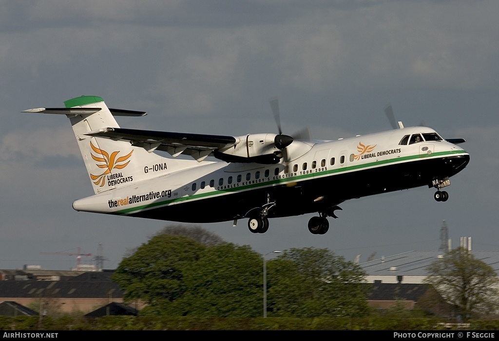 Aircraft Photo of G-IONA | ATR ATR-42-300(QC) | Air Atlantique | AirHistory.net #61509