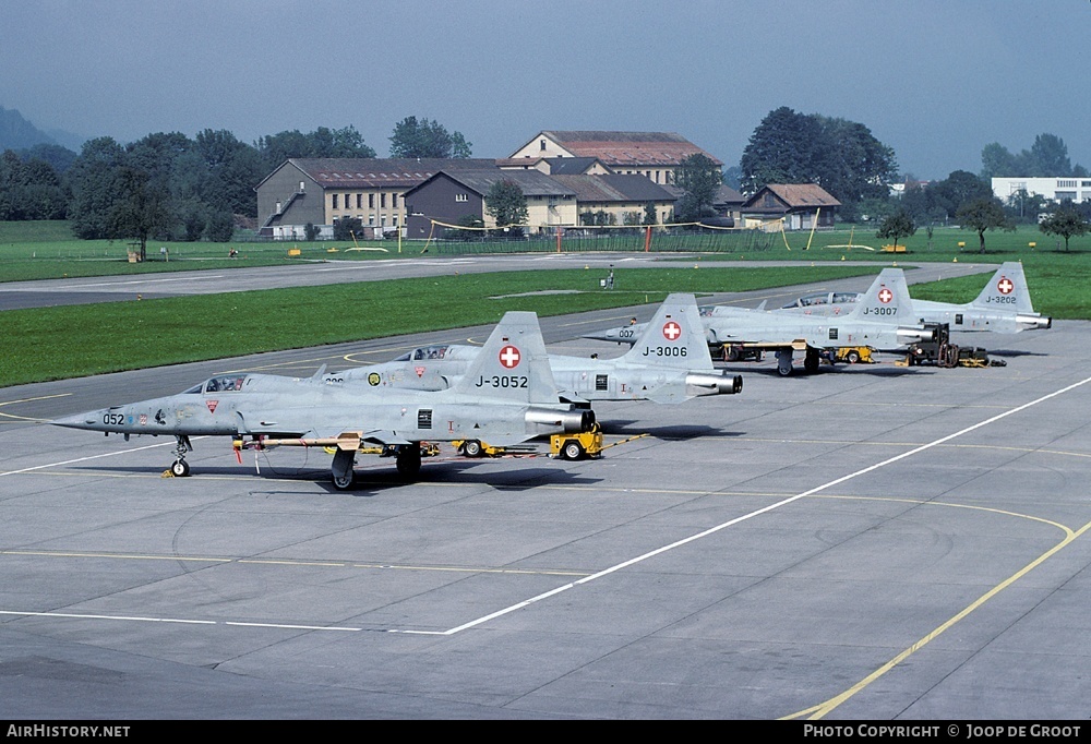Aircraft Photo of J-3052 | Northrop F-5E Tiger II | Switzerland - Air Force | AirHistory.net #61511
