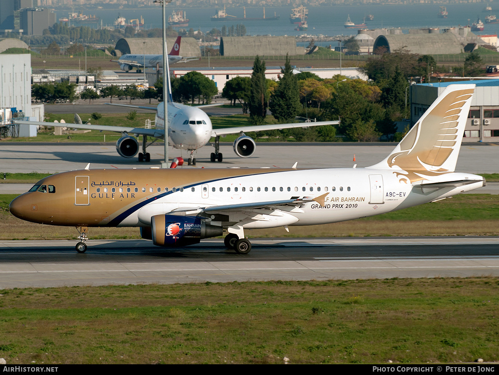 Aircraft Photo of A9C-EV | Airbus A319-112 | Gulf Air | AirHistory.net #61522
