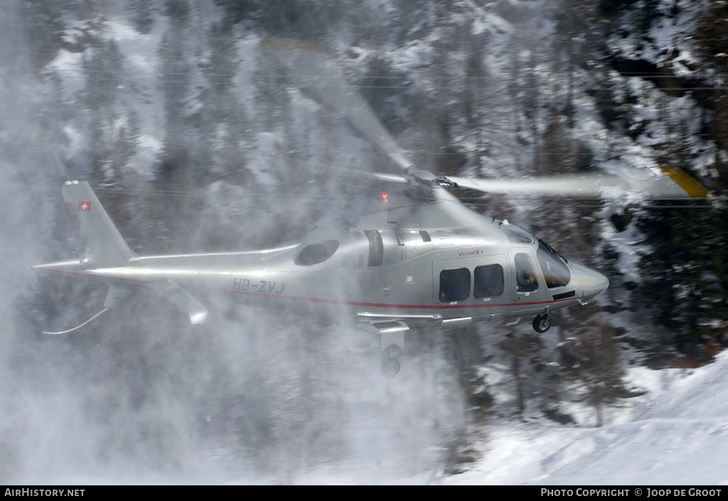 Aircraft Photo of HB-ZVJ | AgustaWestland AW-109SP GrandNew | VistaJet | AirHistory.net #61526
