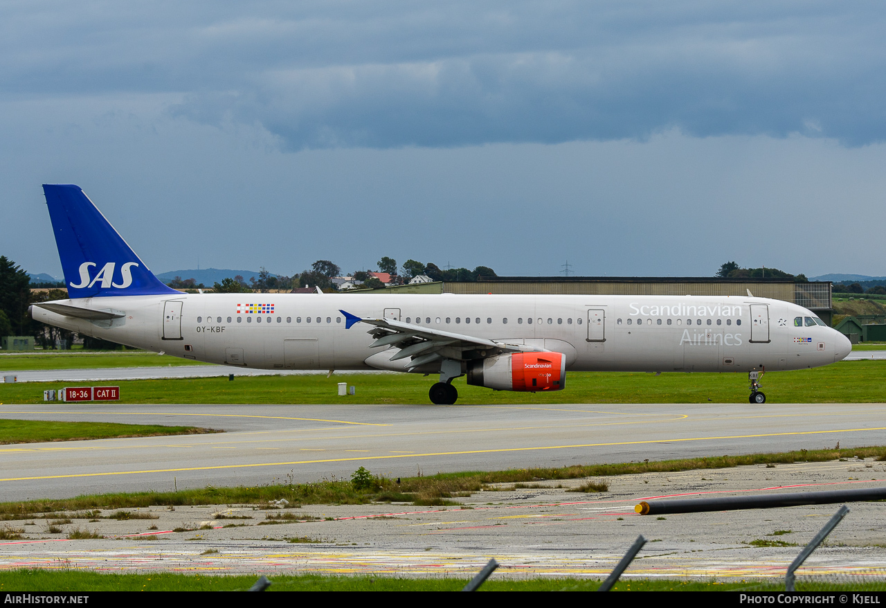 Aircraft Photo of OY-KBF | Airbus A321-232 | Scandinavian Airlines - SAS | AirHistory.net #61535