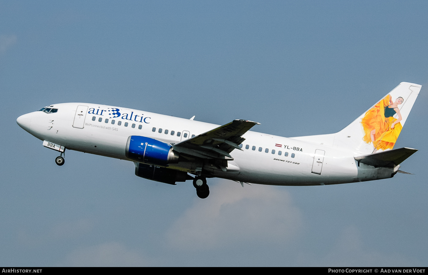 Aircraft Photo of YL-BBA | Boeing 737-505 | AirBaltic | AirHistory.net #61536