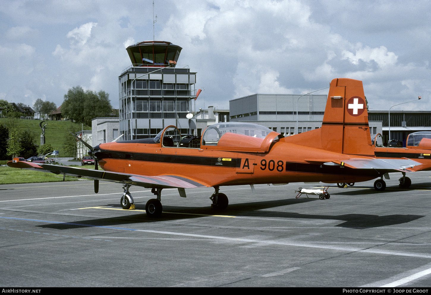 Aircraft Photo of A-908 | Pilatus PC-7 | Switzerland - Air Force | AirHistory.net #61554