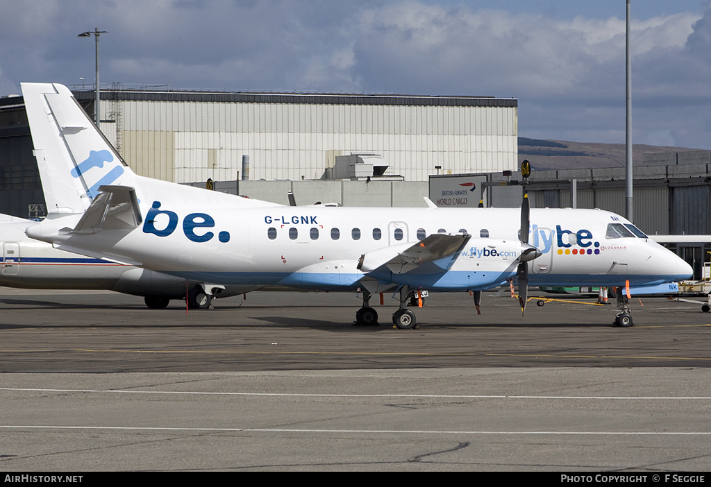 Aircraft Photo of G-LGNK | Saab 340B | Flybe | AirHistory.net #61571
