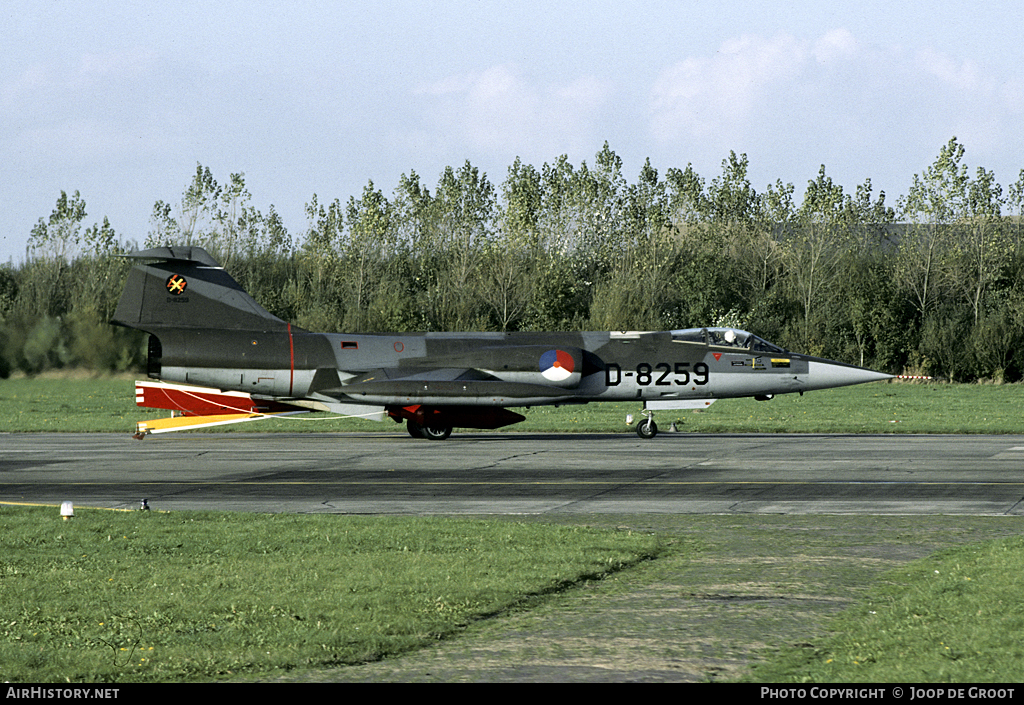 Aircraft Photo of D-8259 | Lockheed F-104G Starfighter | Netherlands - Air Force | AirHistory.net #61579