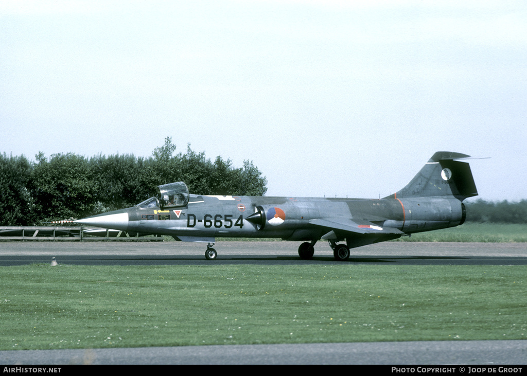Aircraft Photo of D-6654 | Lockheed F-104G Starfighter | Netherlands - Air Force | AirHistory.net #61580